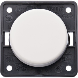 9365609 BERKER INTEGRO Classic Wechselschalter polarweiß glänzend Produktbild front M