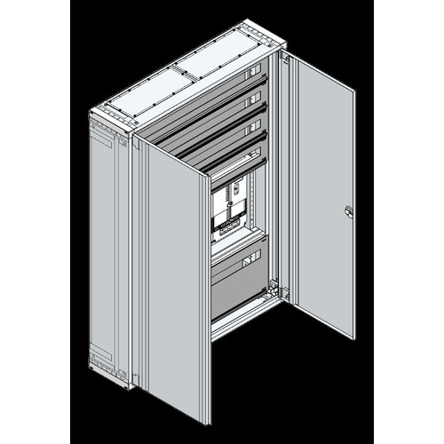 AMZV4-5D+RW MEHLER AMZV 4-5D+RW AP-ZÄHLERVERTEILER TN-NETZ Produktbild