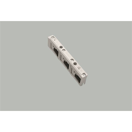 92000702 WÖHNER 01508 Universal- Sammelschienenträger 60mm 3pol. UL SS Produktbild front M