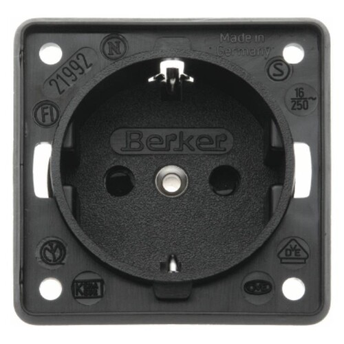 9418505 BERKER INTEGRO SSD schwarz matt Produktbild Front View L