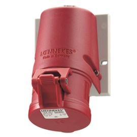 1348 Mennekes MENNEKES CEE-Wandsteckdose TwinContact 32A 4p 400 Produktbild