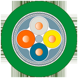 6XV1840-2AH10 SIEMENS SIMATIC NET IE FC TP Standard Cable GP 2x2 Profinet Typ A Produktbild front M
