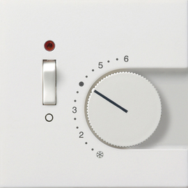 1492112 GIRA Abdeckung RTR Ö+S Flächenschalter Reinweiß Produktbild front M