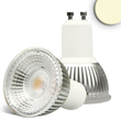 112035 Isoled GU10 LED Strahler 6W GLAS- COB , 70° warmweiss, dimmbar Produktbild