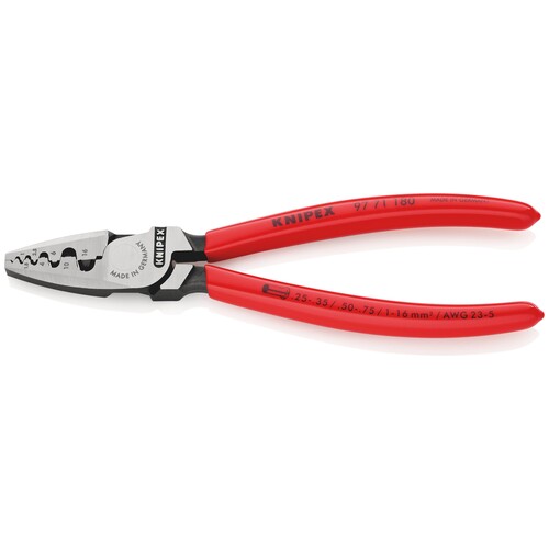 9771180 Knipex Crimpzange für Aderendhülsen Produktbild