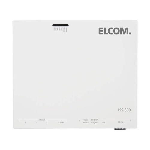 190.320.0 ELCOM ISS-300 IP Sprechanlagen-Server Produktbild Front View L