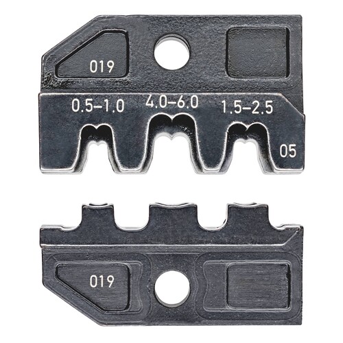 974905 Knipex Crimpeinsätze für unisolierte Steckverbinder Produktbild Front View L