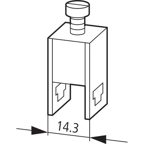 079614 Eaton AK35 Hauptstromklemme max.35mm² Produktbild Front View L