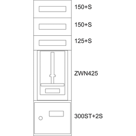 137649 Eaton BPZ-MES-STN-400/12-1Z Zählerverteiler-Montageeinsatz ST Produktbild