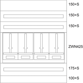 137837 Eaton BPZ-MES-TN-1000/12-4Z Zählerverteiler-Montageeinsatz Tirol Produktbild