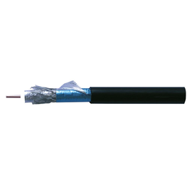 001411 Wisi MK 16 0100 Koax-Kabel TR100 1,6/7,2/10,0 PE Feuchtraum geeignet sw. Produktbild