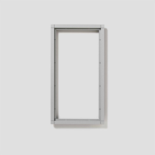 116856 Siedle KR 611-4/2-0 SM Kombirahmen Silber-Metallic Produktbild