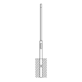 5NY231645AM00 Siteco Stahlrohrmast zylindrisch abgestzt,LPH 4,5m Produktbild