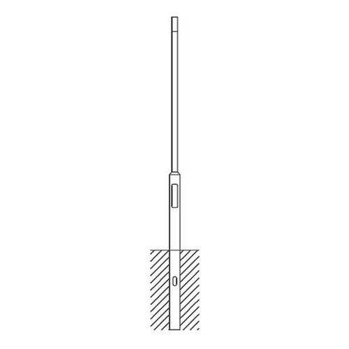 5NY231645AM00 Siteco Stahlrohrmast zylindrisch abgestzt,LPH 4,5m Produktbild Front View L