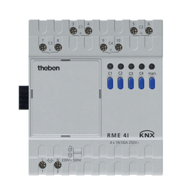 4930215 THEBEN KNX Schaltaktorerweiterung 4fach RME 4I REG Produktbild front M