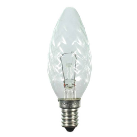 40807 Scharnberger+Hasenbein Kerzenlampe gedreht,E14,60W,240V,klar Produktbild