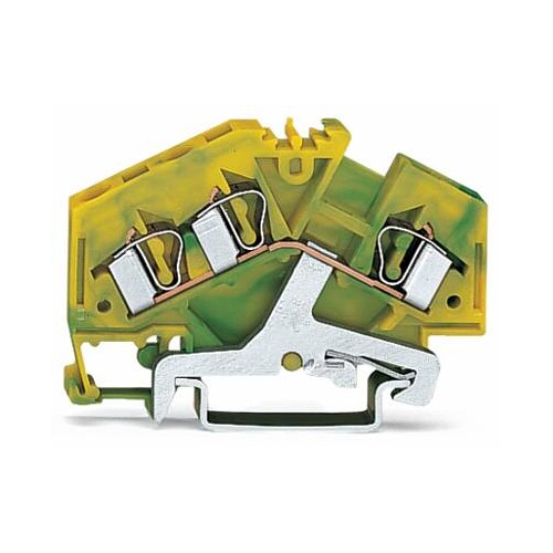 281-637 WAGO PE-KLEMME 3-LEITER 4 QMM F. TS 35 Produktbild