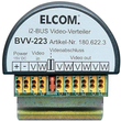 180.622.3 Elcom BVV-223 Video-Verteiler 3 Ausgänge für UP-Dose Produktbild