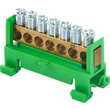88728848 E-TERM 651 S/7 GN/GE Schutz- leiterklemmblock 16mm² 7-pol. Produktbild front S