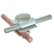 390267 DEHN MMV-Klemme Cu-St/tZn f. Rd 6-8mm m. Flachrundschraube u. Mutter Produktbild