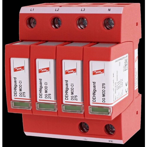 952401 DEHN Überspannungsableiter Typ2 DEHNguard M 4-polig für TN-S-Systeme Produktbild