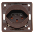 962492501 BERKER INTEGRO SSD mit Schutzkontakt Schweiz Typ 13 braun Produktbild