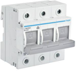 L73M35A HAGER Schalt-Sicherungs-Einheit D02 3pol mit Sicherungen 35A Produktbild front S