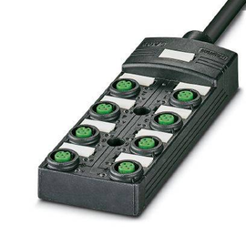 1452550 PHOENIX Sensor-/ Aktorbox SACB-8/16-10,0PUR SCO P Produktbild front M