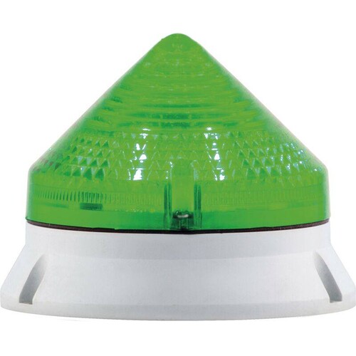 38 704 SIRENA CTL 900 LED-SMD blink/dauer grün, 12/24V, ACDC, IP54 Produktbild Front View L