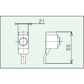 88719955 E-Term Anschlussklemmen für Kammschiene 6-50mm² frontal langer Stift Produktbild front M