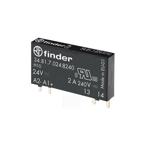 34.81.7.024.8240 Finder Printrelais 5mm 24VDC Produktbild