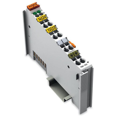 750-513 Wago 2-K-Relaisausgangsklemme Relais 2 NO/Potentialfrei AC230V, DC30V Produktbild