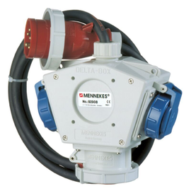 92908 MENNEKES Delta Box 2xSSTD 1x16/5 IP67 Produktbild front M