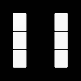 A503TSAWW Jung Tastensatz kompl. 3-fach Produktbild