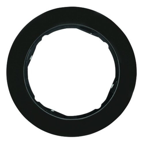 10112045 BERKER Serie R.Classic Rahmen 1fach schwarz glänzend Produktbild Front View L