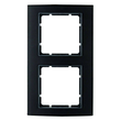 10123005 BERKER B.3 Rahmen 2fach schwarz/anthrazit Produktbild