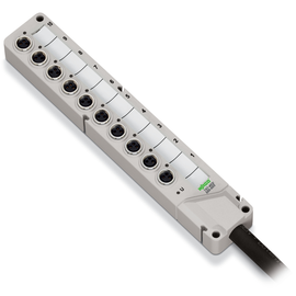 757-403/000-010 WAGO M8 SENSOR/AKTOR BOX 10F/3P/10M Produktbild front M