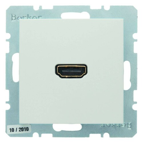 3315421909 BERKER S.1/B.x High Definition Steckdose polarweiß matt Produktbild