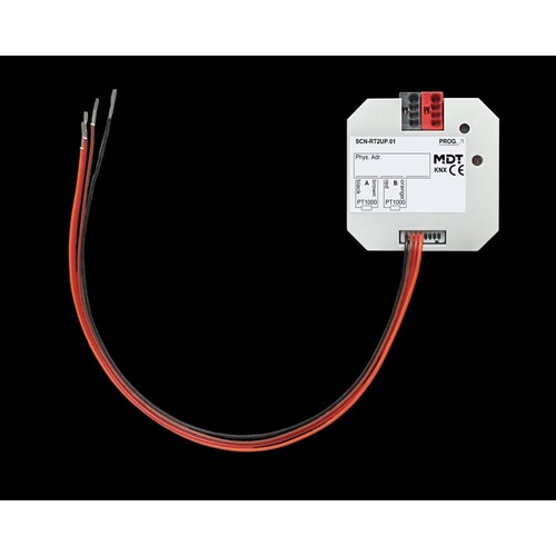 SCN-RT2UP.01 MDT Raumtemperatursensor 2-fach UP für PT1000 Produktbild Front View L