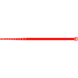 SEL.10.425R SAPISELCO Kabelbinder 280x4,5mm rot,VE=100Stk. Produktbild
