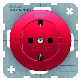 47432022 BERKER R.x SSD mit Aufdruck EDV rot glänzend Produktbild