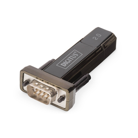 DA-70156 Digitus USB Seriell Adapter USB2.0 USB-A-Stecker / RS-232 (9-pol.) Produktbild