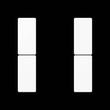 A502TSAWW Jung Tastensatz 2fach komplett AS500/A500 alpinweiss Produktbild