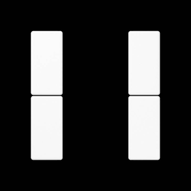 A502TSAWW Jung Tastensatz 2fach komplett AS500/A500 alpinweiss Produktbild