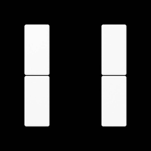 A502TSAWW Jung Tastensatz 2fach komplett AS500/A500 alpinweiss Produktbild