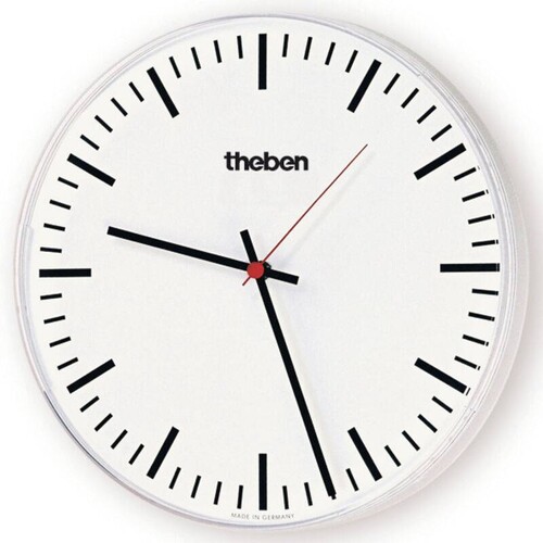 T5009231 THEBEN OSIRIA 240 SR KNX EIB Wanduhr Feinstrichziffern Produktbild Front View L