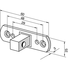 9910014 SOMFY Umrüstlager mit 10er 4-Kant Produktbild