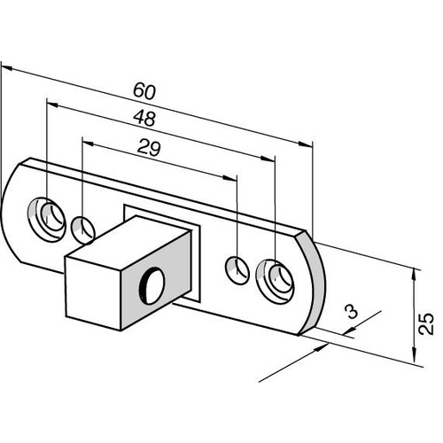 9910014 SOMFY Umrüstlager mit 10er 4-Kant Produktbild