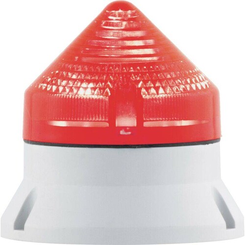 38 663 SIRENA CTL 600 LED-SMD blink/dauer rot, 12/24V, ACDC, IP54 Produktbild Front View L