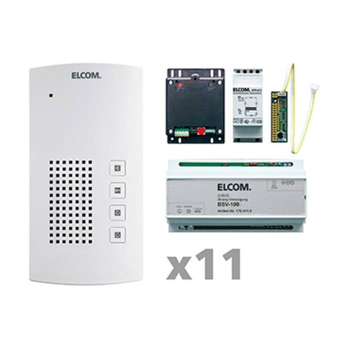 100.181.1 ELCOM AKF-11 i2-Bus AudioKit 11 Teilnehmer, BFT Produktbild Front View L